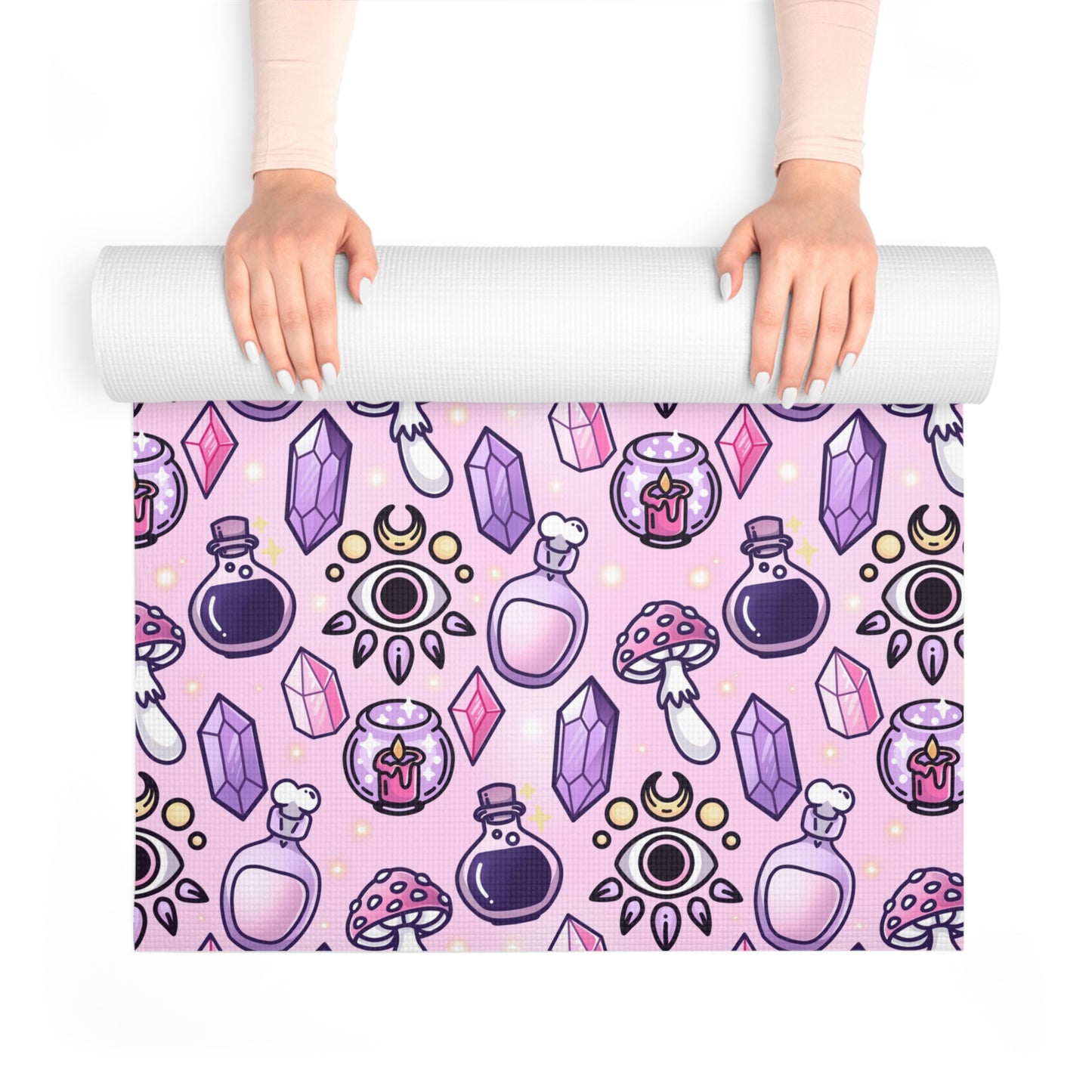 Pink Witchy Foam Yoga Mat
