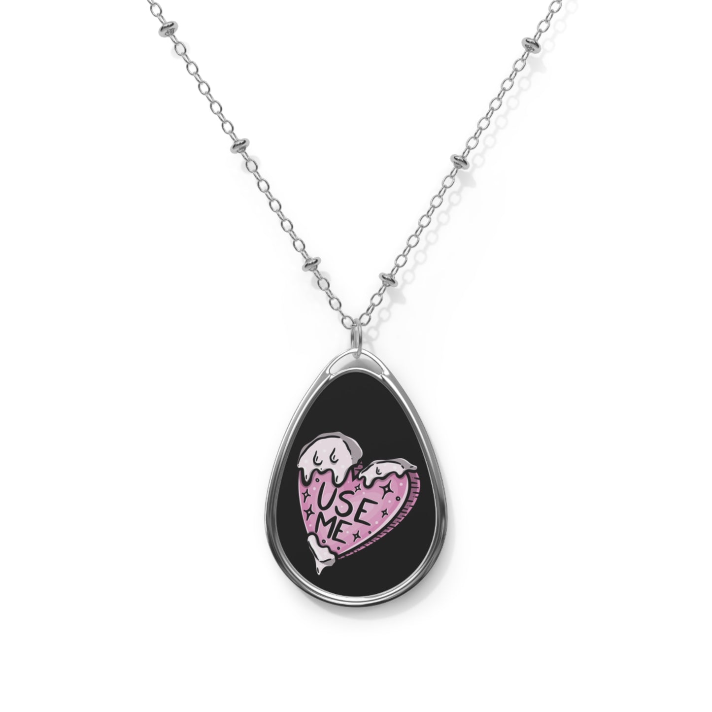 Use Me candy heart Necklace