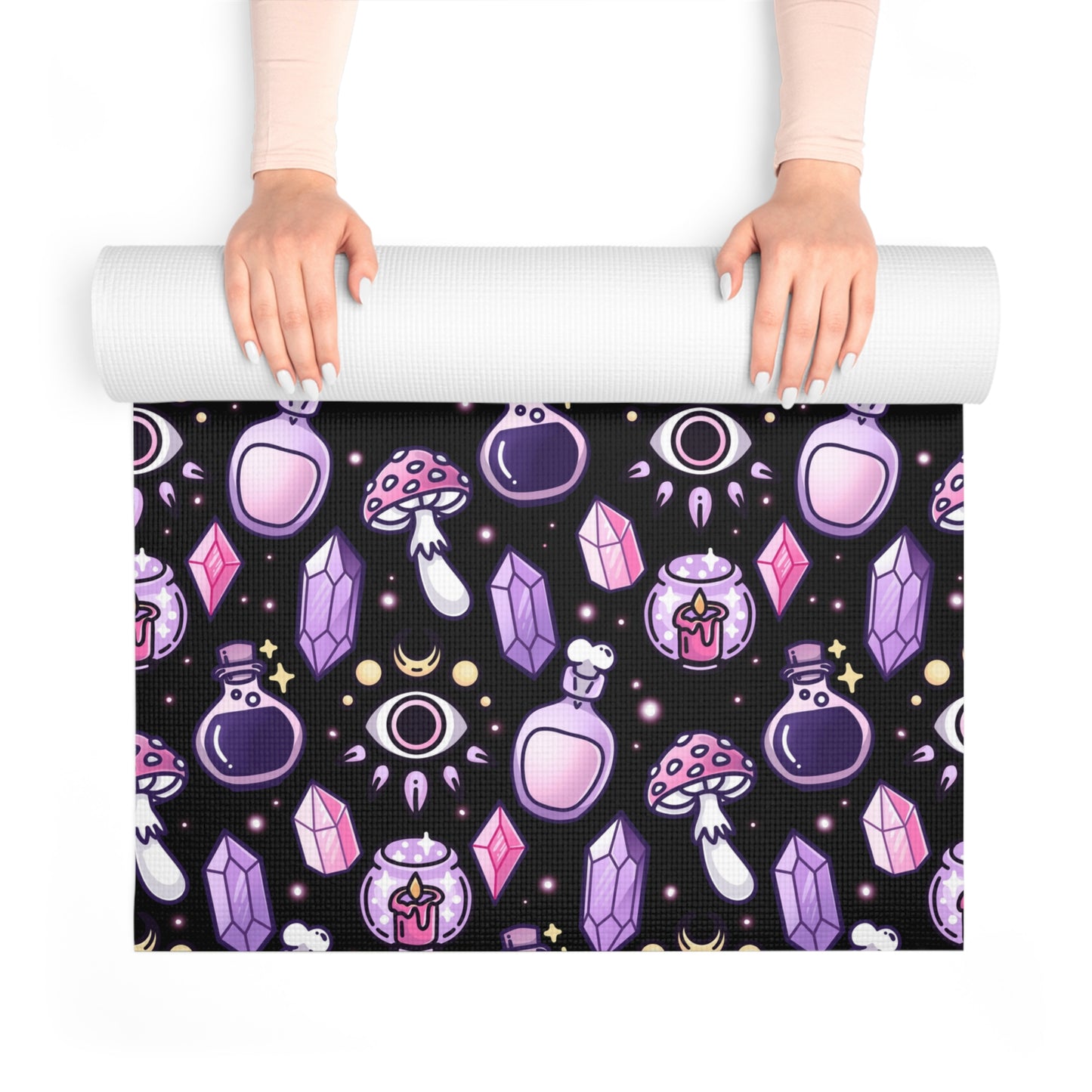 Witchy black Foam Yoga Mat