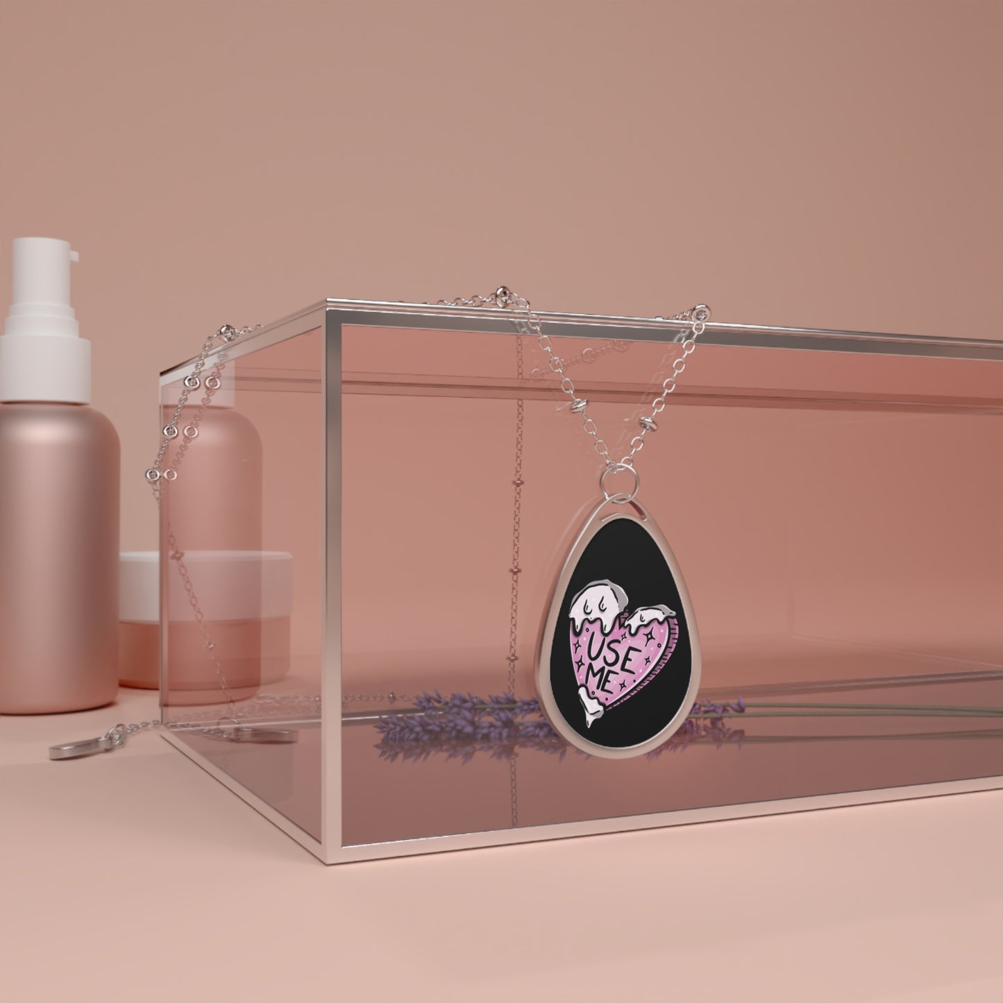 Use Me candy heart Necklace