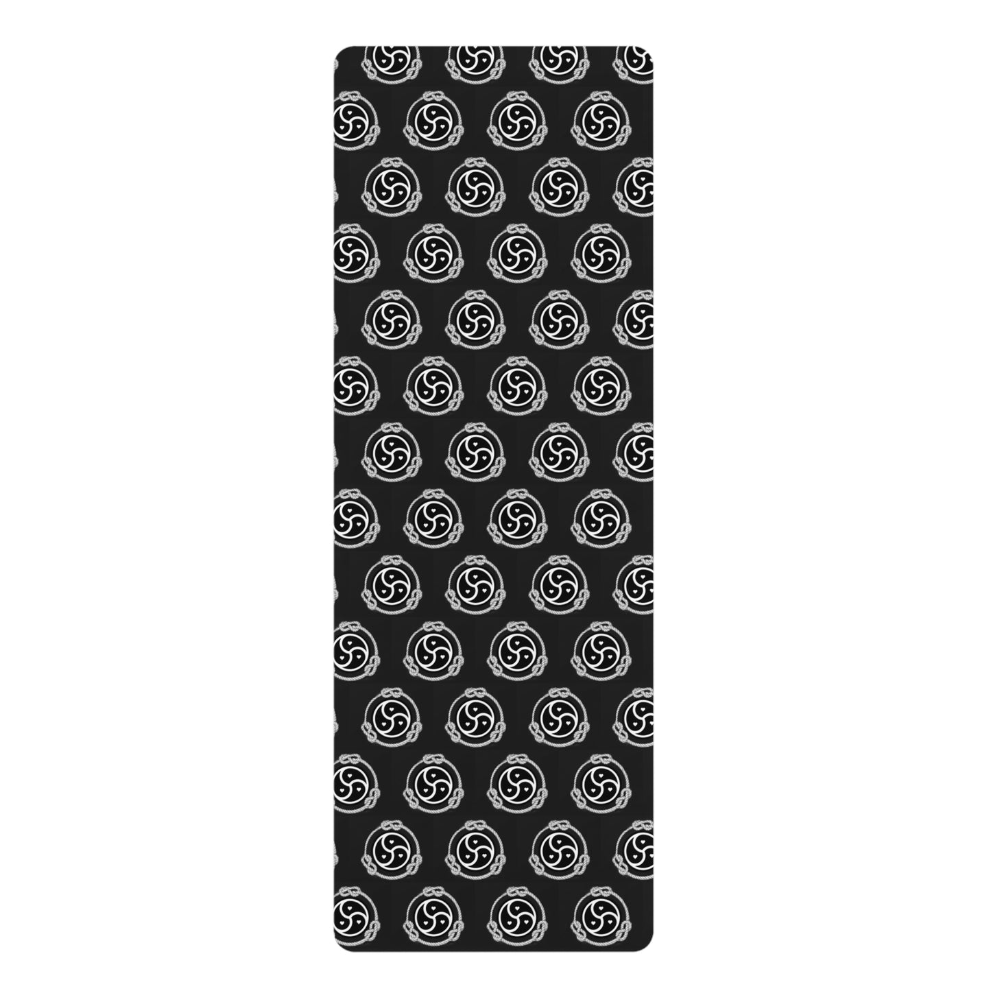 BDSM Symbol with hearts and rope Yoga Mat