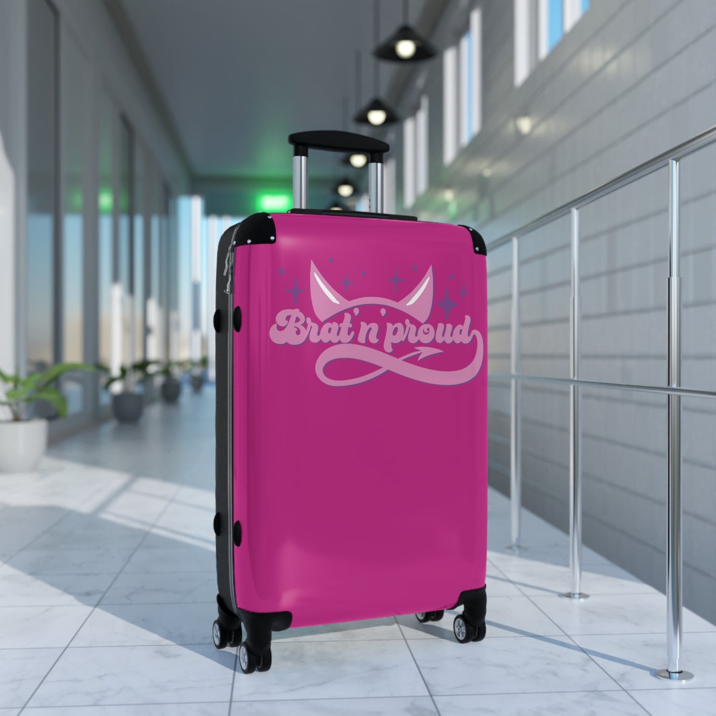 Brat N Proud Suitcase