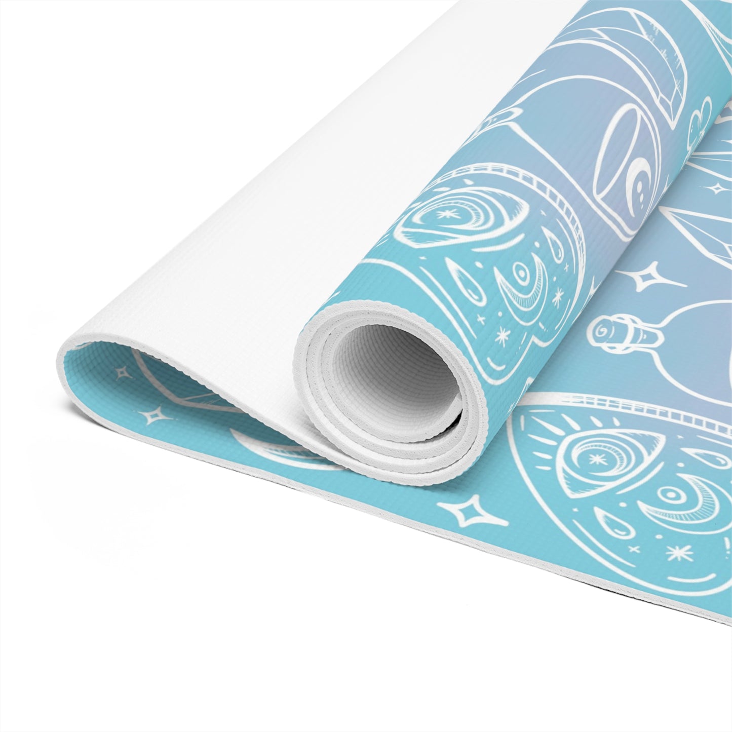Witchy blue Foam Yoga Mat