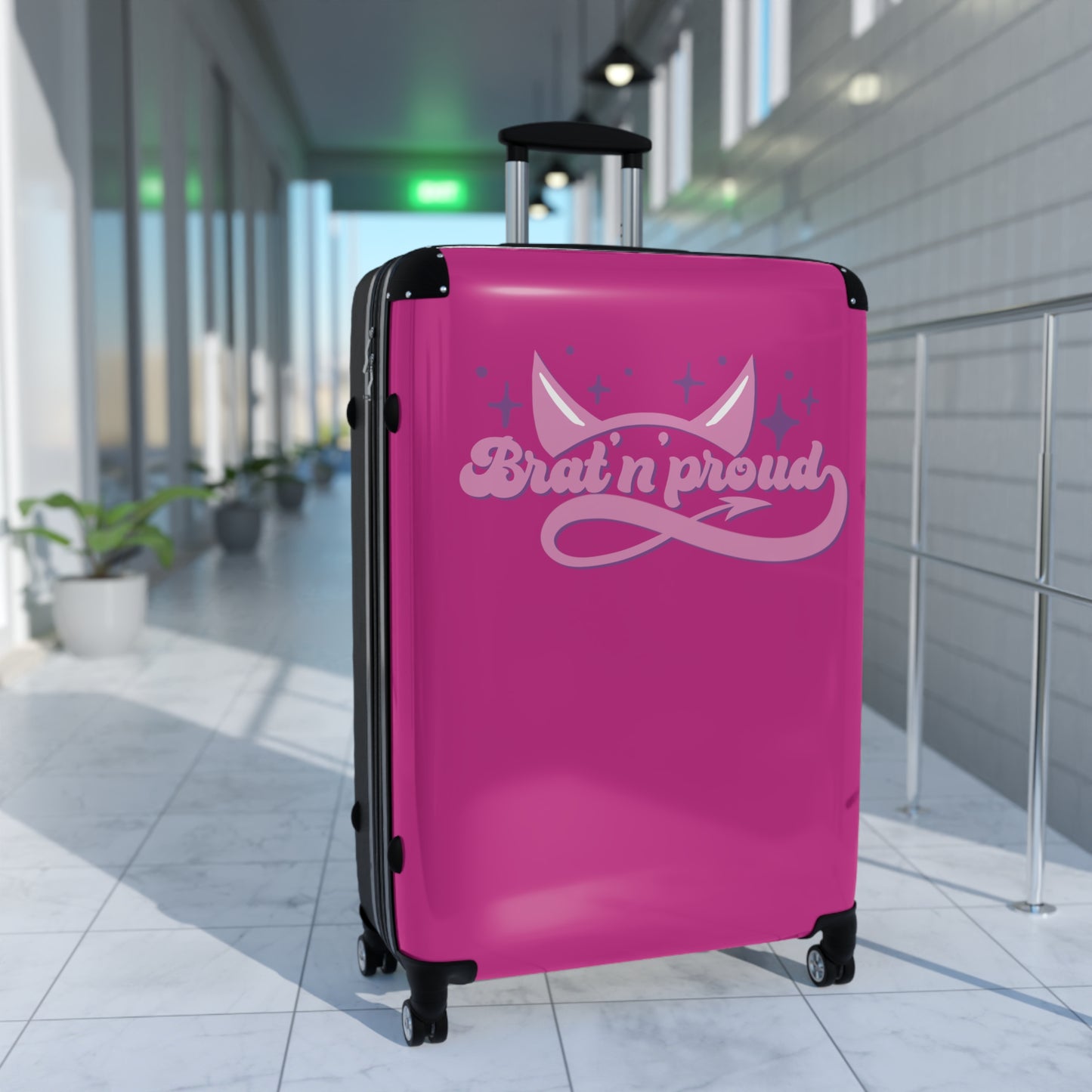 Brat N Proud Suitcase