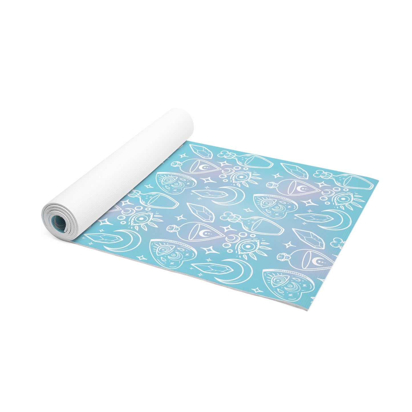 Witchy blue Foam Yoga Mat