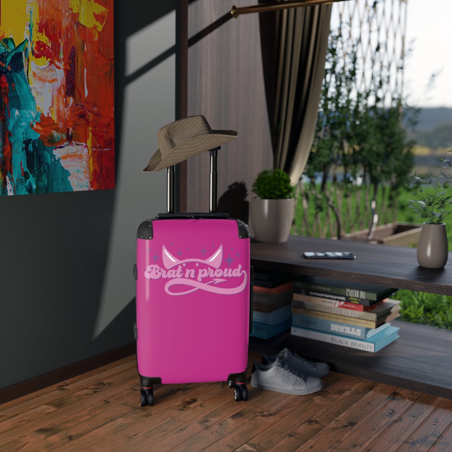 Brat N Proud Suitcase