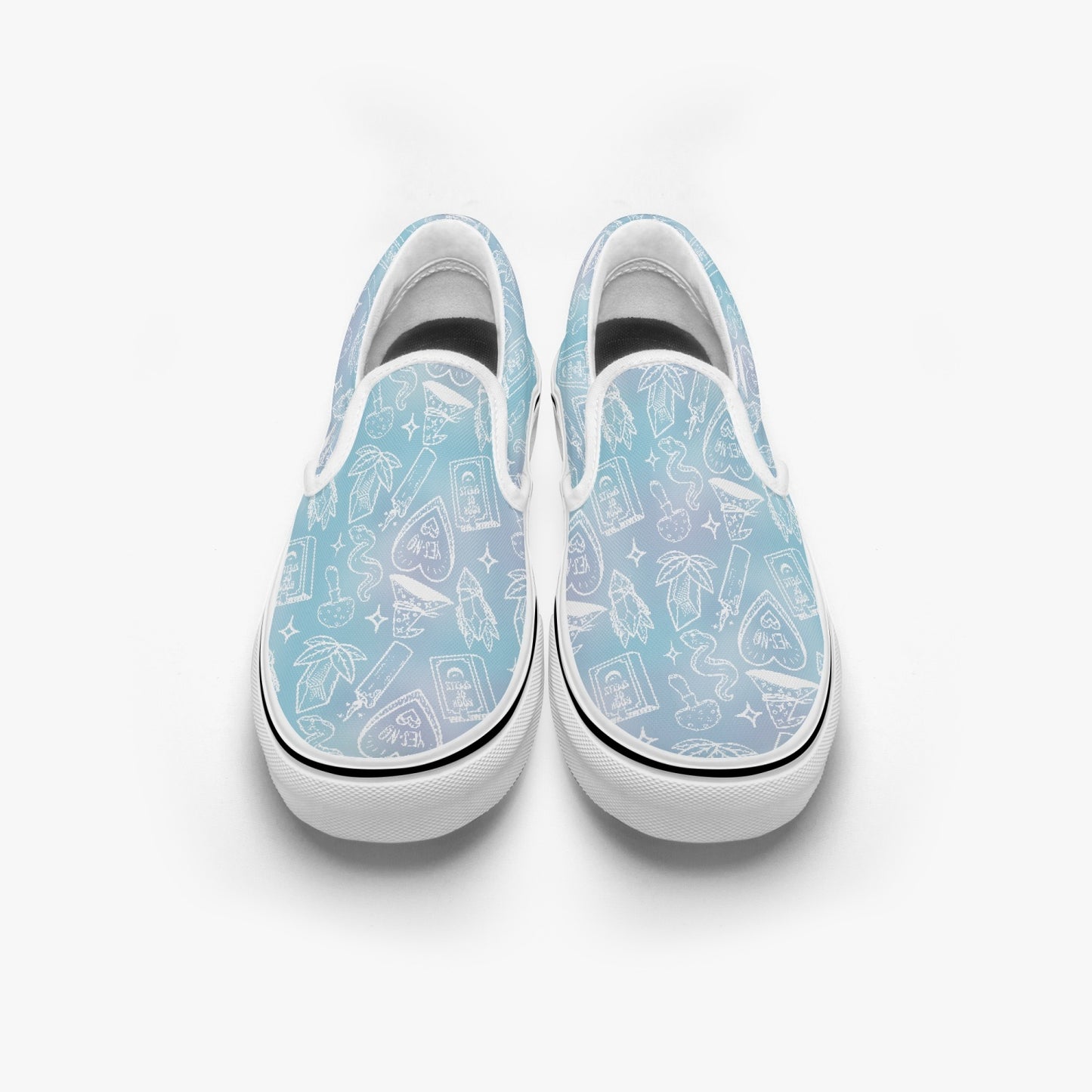 I put a spell on you blue Slip-On Shoes