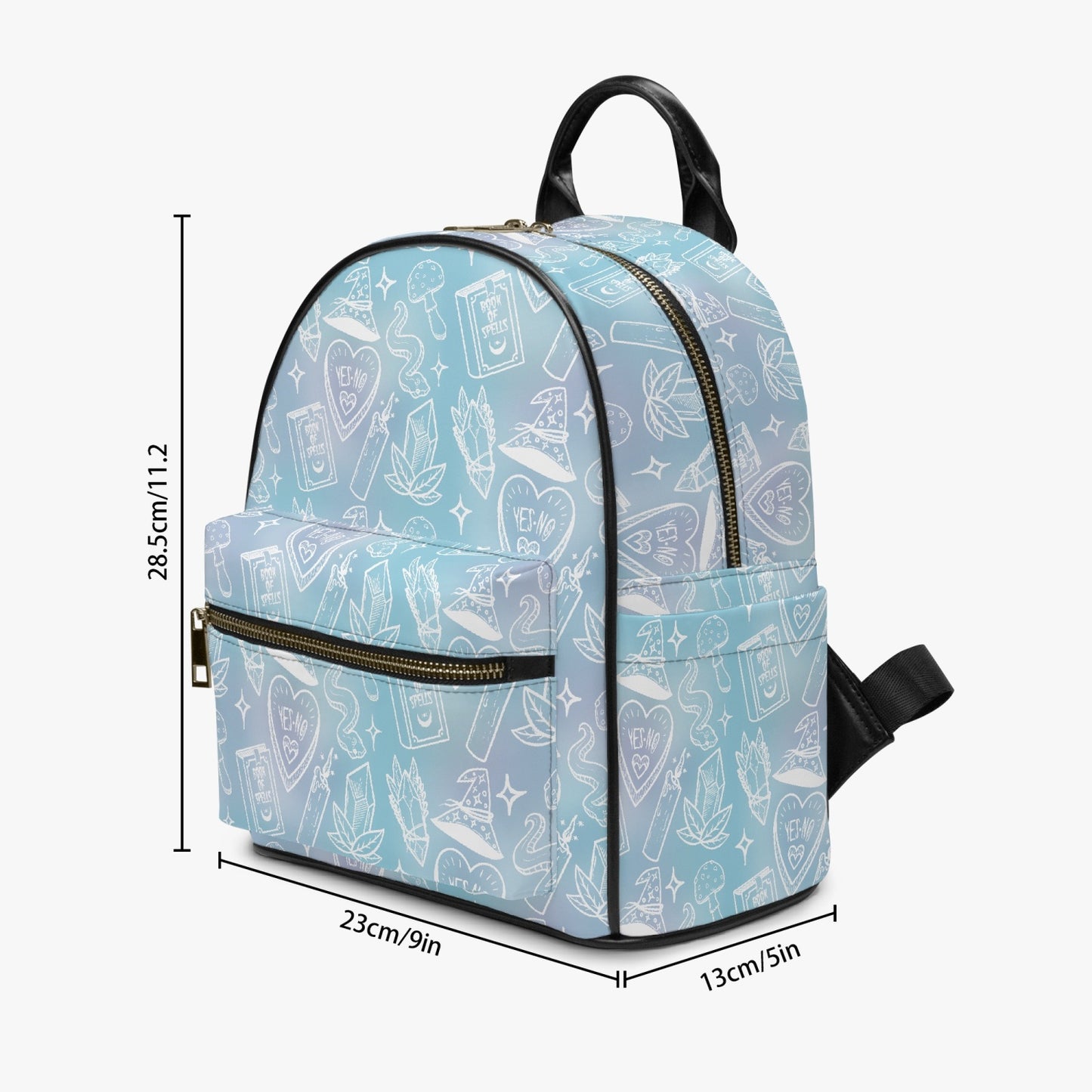 I put a spell on you blue Backpack