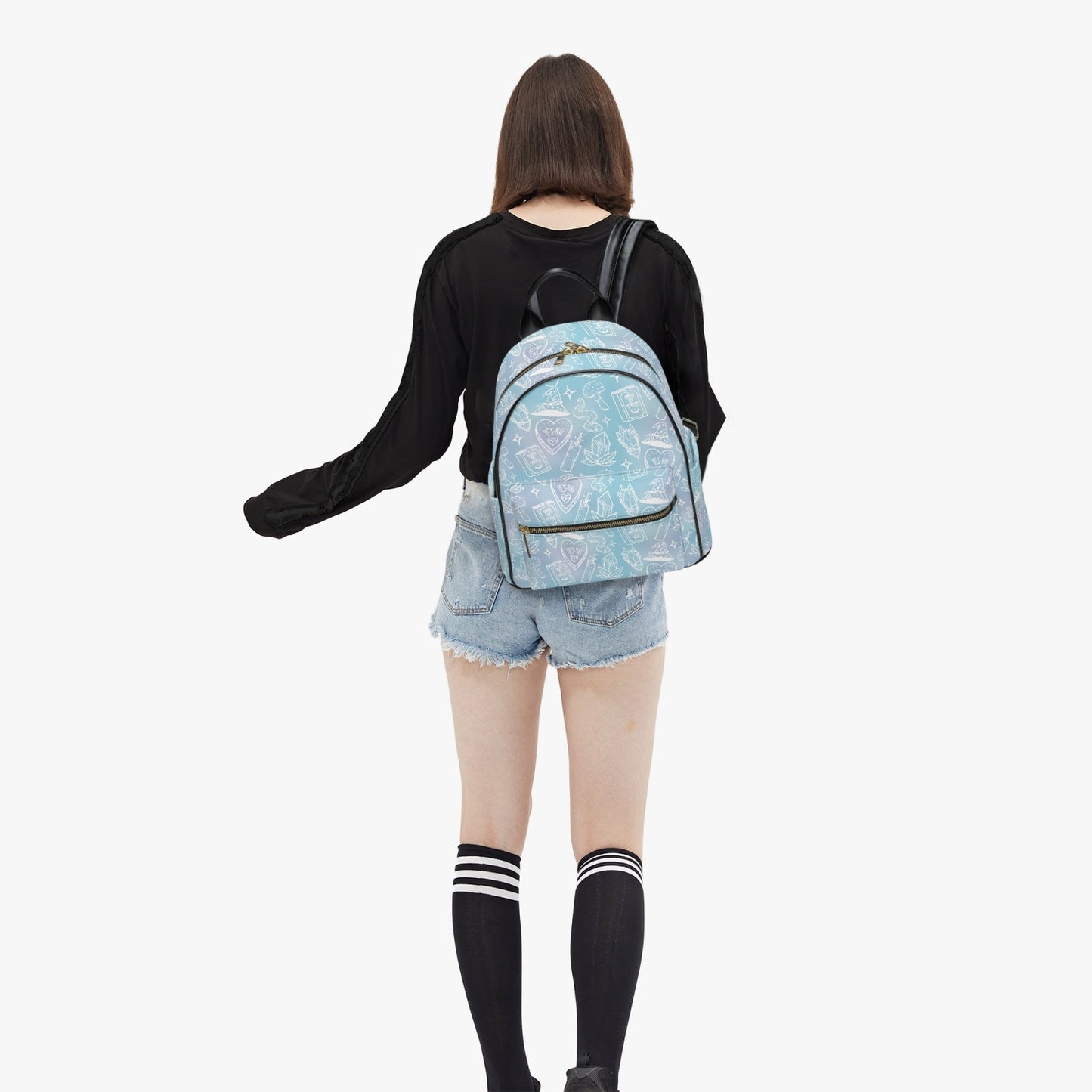 I put a spell on you blue Backpack
