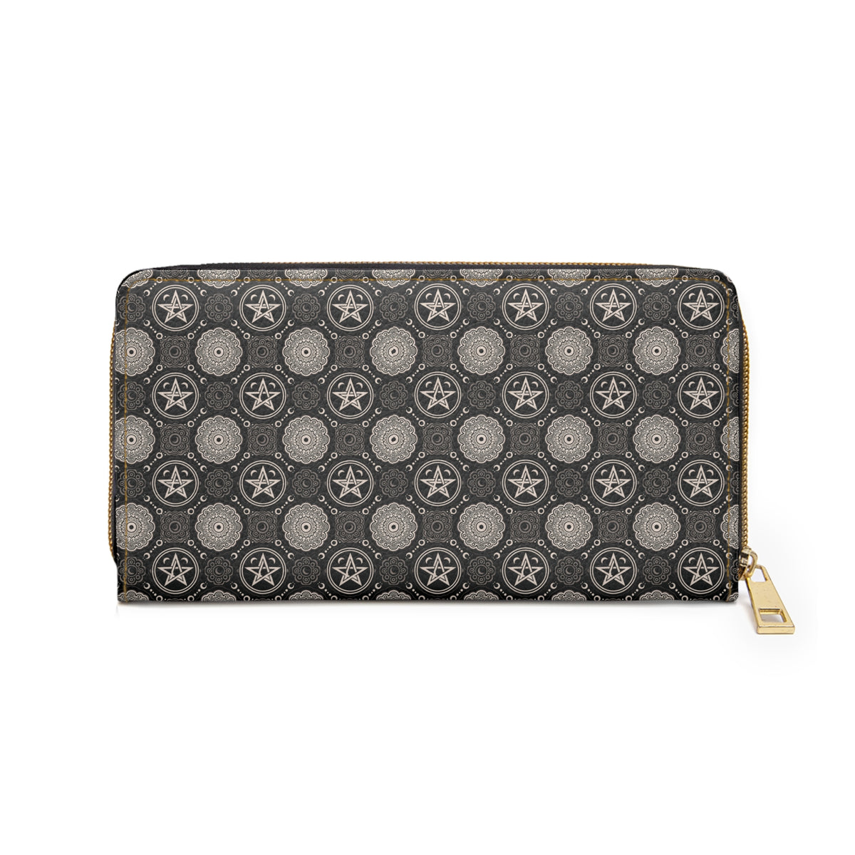 Witch's Lace Pentagram Zip Wallet