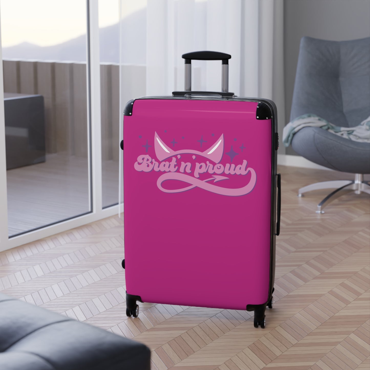 Brat N Proud Suitcase