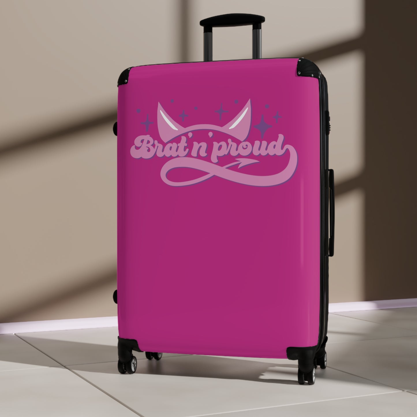 Brat N Proud Suitcase