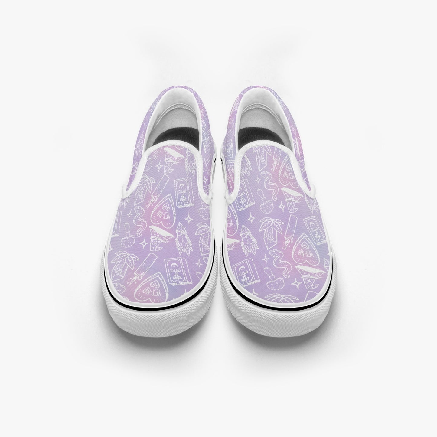 I put a spell on you Slip-On Shoes pink