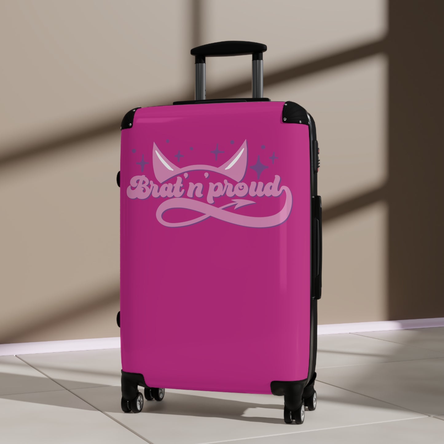 Brat N Proud Suitcase